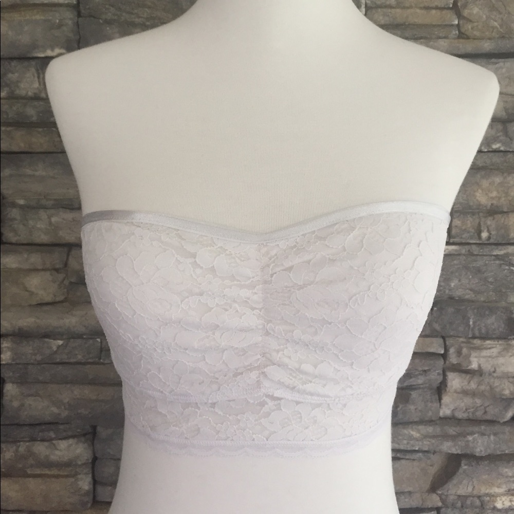 Aerie white lace bandeau
